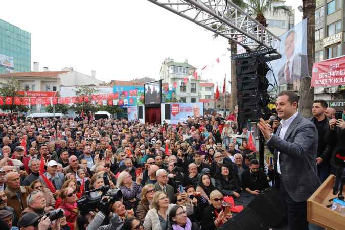 Edremit, Ahmet Akın’ı bağrına bastı