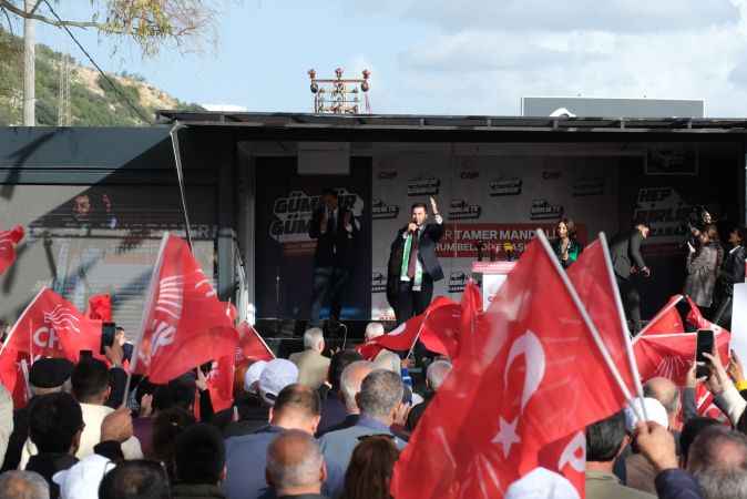 CHP'den Bodrum'da miting gibi seçim bürosu açılışı