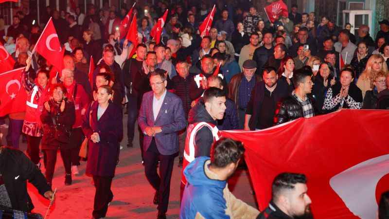 Bağyüzü'nde Başkan Ergin'e görkemli karşılama