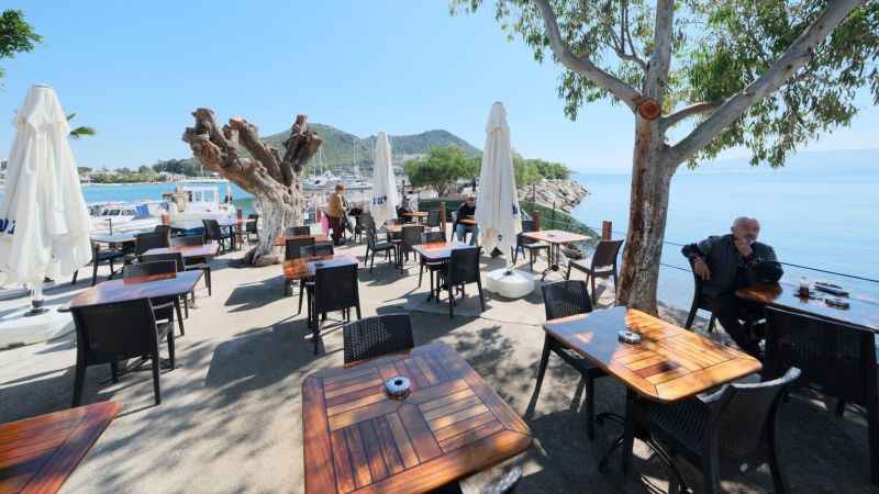 Bodrum Belediyesi'nden Akyarlar'a yeni belediye kafe