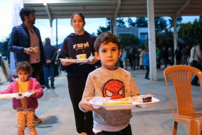 Bodrum'da mahalle sakinleri iftarda buluştu