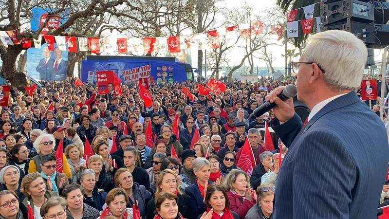 Başkan Burhan Karışık işimiz gücümüz Erdek 