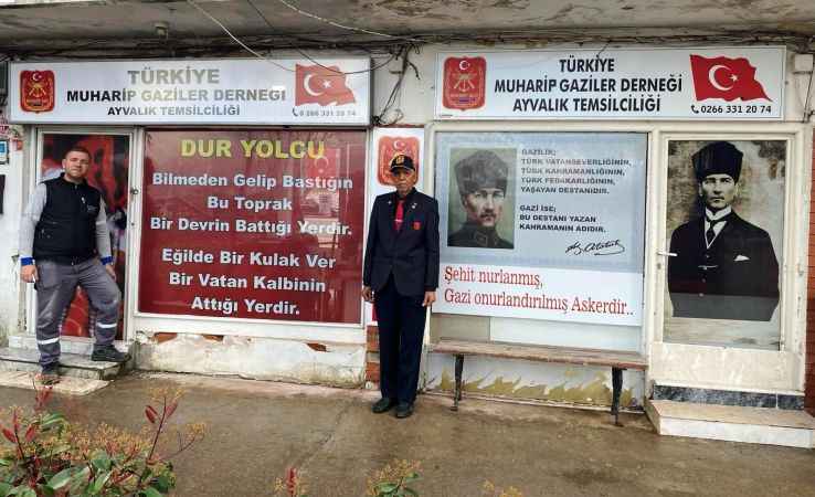 Ayvalıklı gazilerden Belediye Başkanı Ergin’e teşekkür