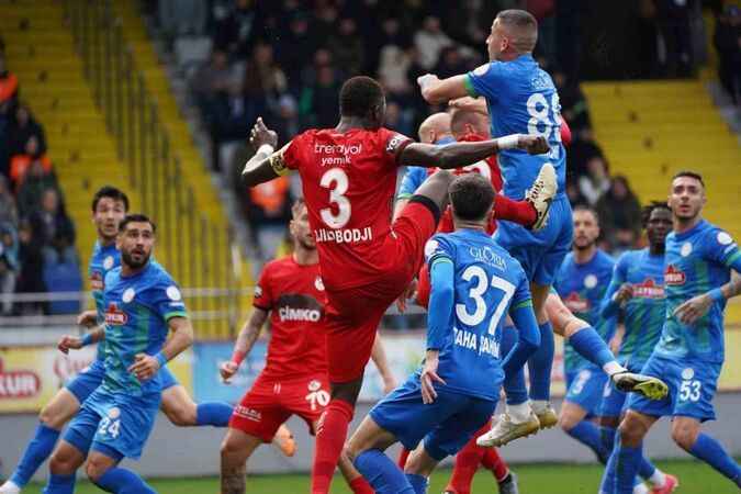 Rize geriden geldi.. Çaykur Rizespor: 3 Gaziantep FK: 1