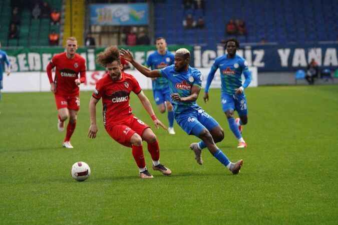 Rize geriden geldi.. Çaykur Rizespor: 3 Gaziantep FK: 1