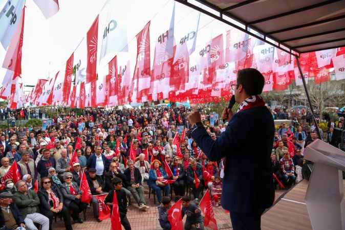 Mandalinci'den miting gibi seçim ofisi açılışı