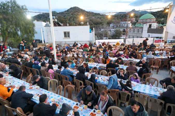 Bodrumlular, Belediyenin iftar programlarında buluşuyor