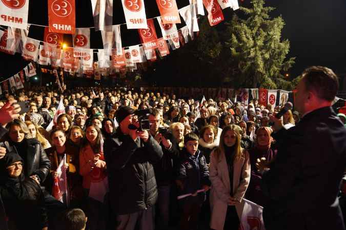 Halalca'da iftar ve miting