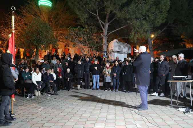 Başkan Deveciler, Bahadınlı Mahallesi'ndeki hemşehrileriyle buluştu