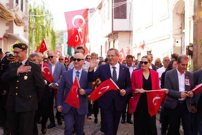 Atatürk’ün Ayvalık’a gelişinin 90'ıncı yıl dönümü kutlandı