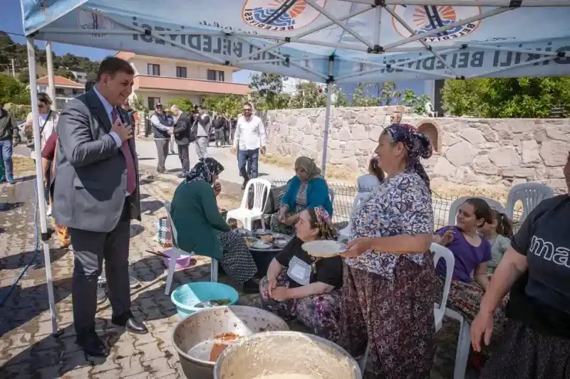 Başkan Tugay'dan Deliktaş Köyü'ne sandık teşekkürü