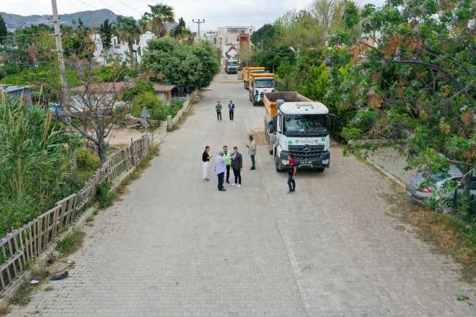 Başkan Mandalinci, Asfalt Çalışmasını İnceledi