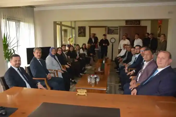 AK Parti İl Başkanı Aydemir’den Başkan Göksel’e ziyaret