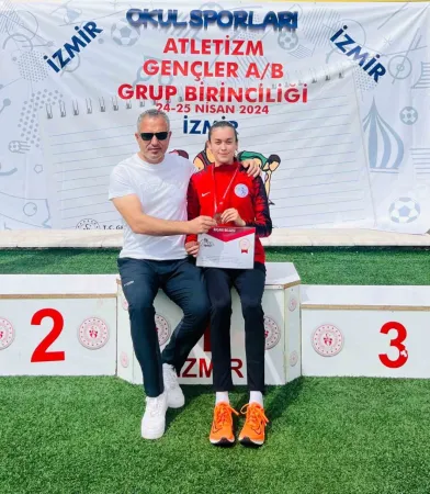 Erdek Atletik NYZ Spor Kulübü sporcuları, İzmir’de dereceler elde etti