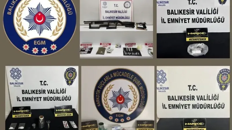 Balıkesir'de torbacı operasyonu