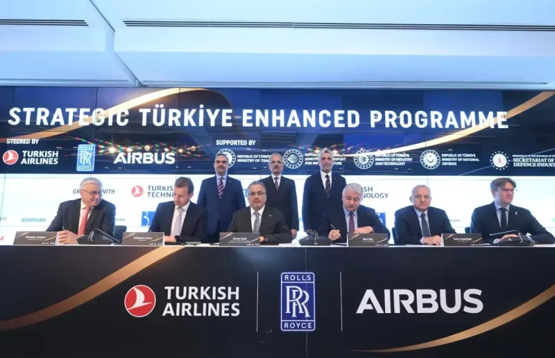 Türk Hava Yolları Airbus Rolls Royce arasında tarihi işbirliği