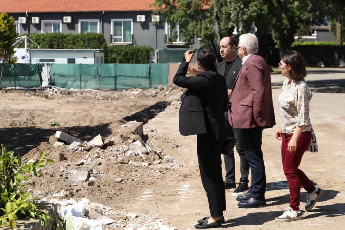 Ören’in eşsiz manzarasına yeşil alan kazandırılıyor