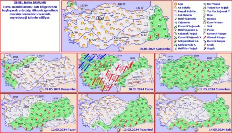 Meteoroloji uyardı! Hafta sonuna plan yapanlar dikkat