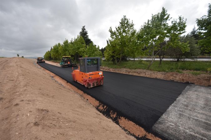 Başkan Akın, OSB 3. Etapta yol çalışmalarına hız kazandırdı