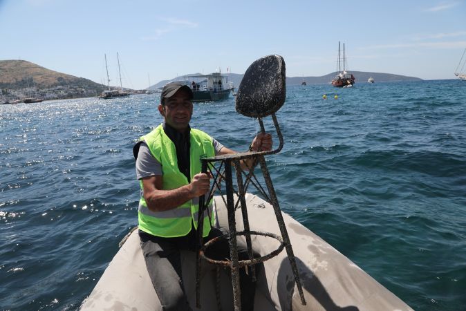 Bodrum'da deniz dibi temizliği geleneksel hale geldi.. Deniz Dibi Temizliği 10’uncu Yılında