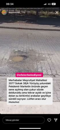 Efeler Belediyesi, hızlı ve etkin çözümlerle vatandaşların takdirini kazanıyor