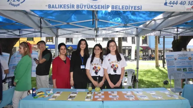 Sındırgı’da öğrencilerden ‘Bilim Fuarı’