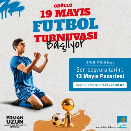 Narlıdere Belediyesi’nden 19 Mayıs’a özel futbol turnuvası