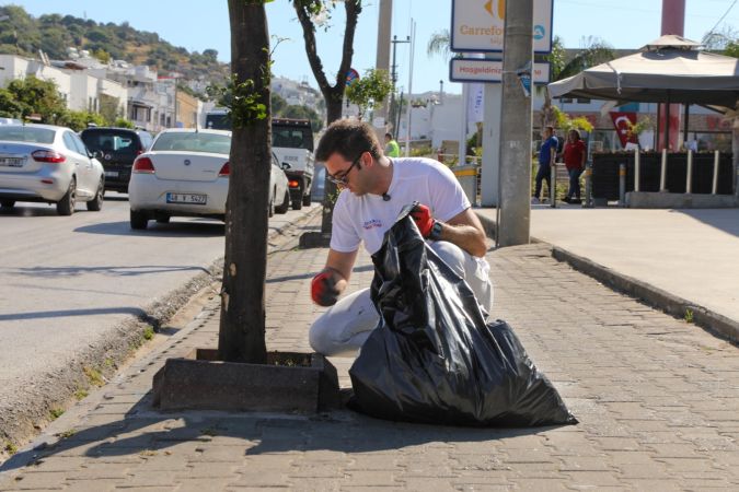 Bodrum Belediyesi'nden temizlik seferberliği.. 27 ton atık toplandı