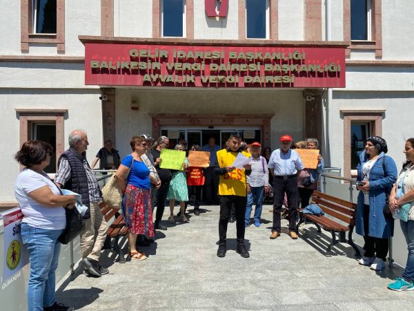 Ayvalıklı Büro Emekçilerinden tasarruf tedbirleri tasarısına sert tepki