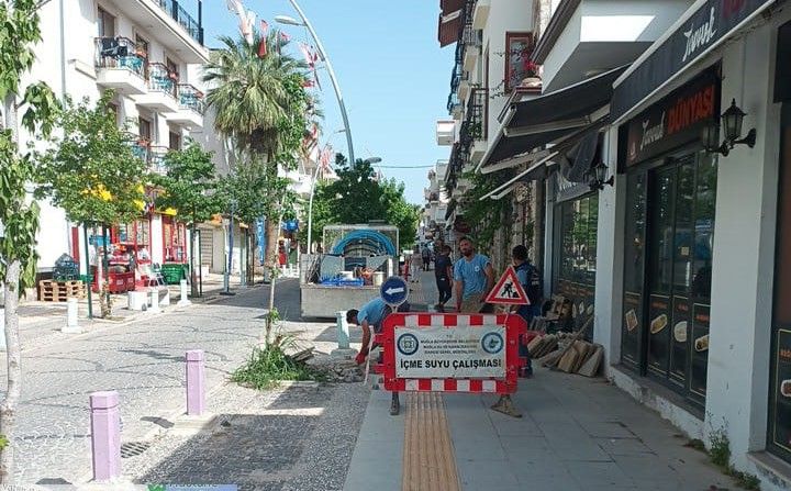 Büyükşehir, Datça’da içme suyu hatlarını yeniliyor