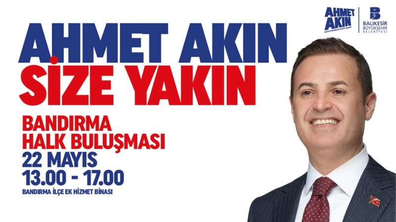 Başkan Akın, Halk Günleri’ni Bandırma’dan başlatıyor