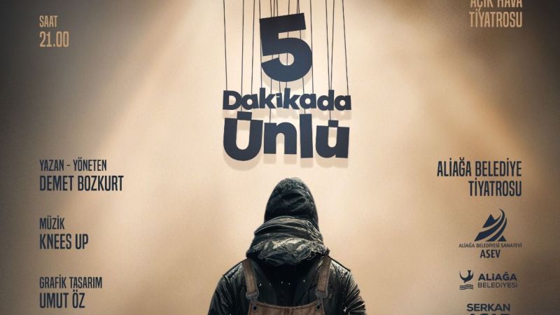 Aliağa’da İlk Perde: ‘5 Dakikada Ünlü’ Seyirciyle Buluşuyor