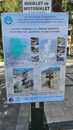 Balıkesir’de mimarlık öğrencileri Jeopark projelerini sergiledi