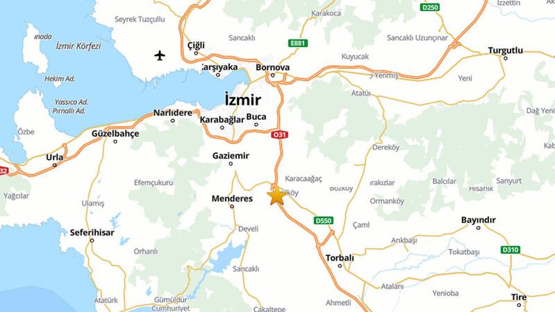 İzmir'de Deprem! İzmir güne depremle başladı