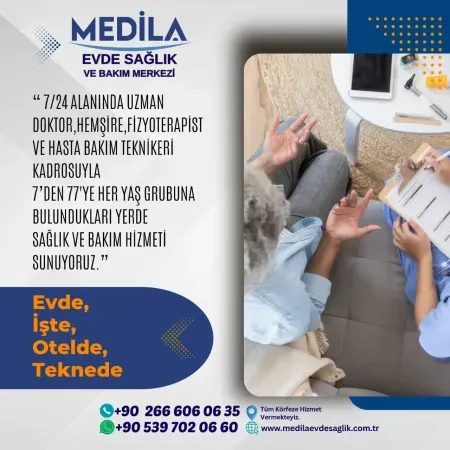 Medila Evde Sağlık ve Bakım Hizmetleri, hastane konforunda bir yaşam sunuyor