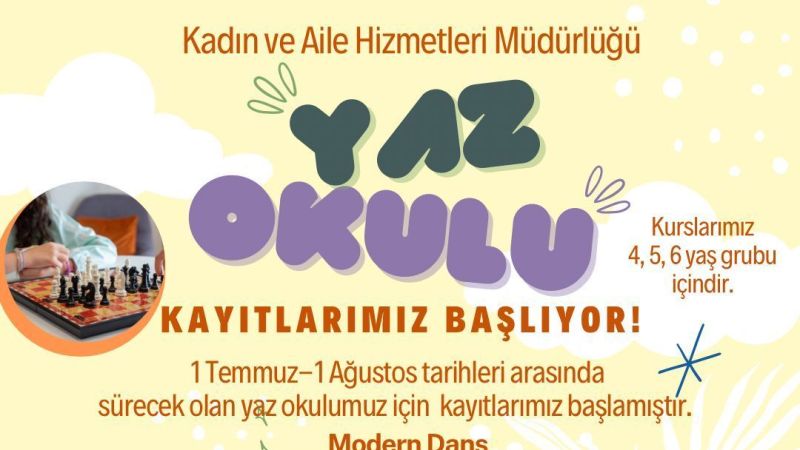 Milas Belediyesi çocukları yaz okulu ile buluşturuyor