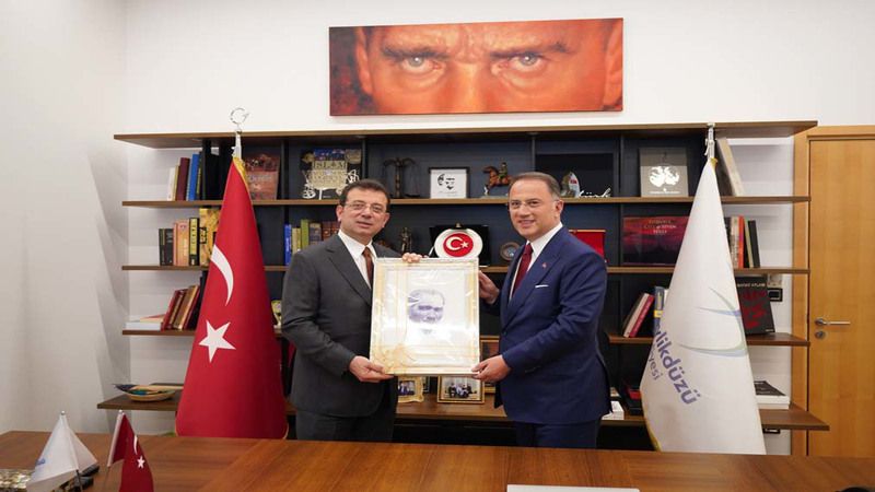 Ekrem Başkan'dan, Başkan Çalık’a tebrik ziyareti