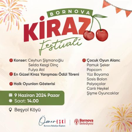 Bornova’da Kiraz Festivali heyecanı