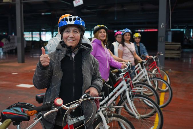 Beylikdüzü’nde “Pedallar kadınlar için dönüyor”