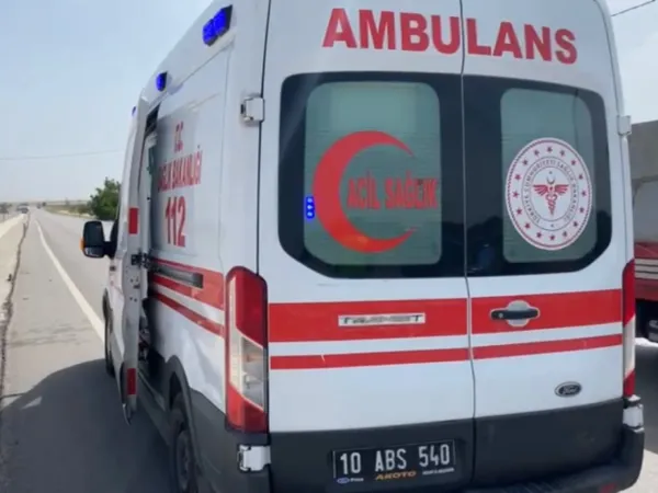 Gönen’de tek taraflı trafik kazası: 1 yaralı