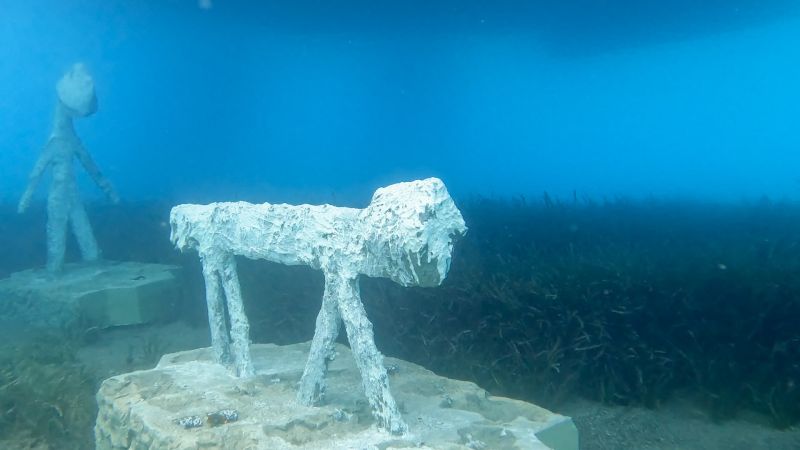 Bodrum'da Blue Exile Art Project Sualtı Parkı açıldı