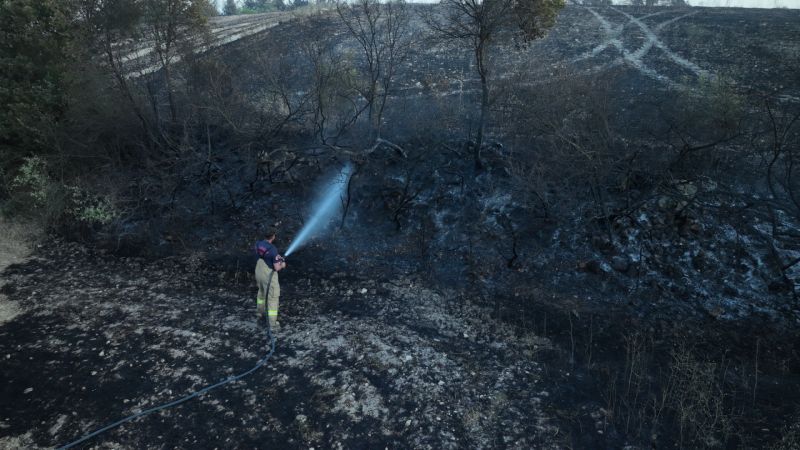 Balıkesir İtfaiyesi yangına hızlıca müdahale etti