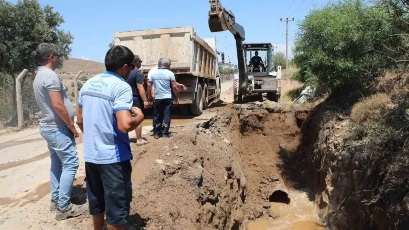 Başkan Aras talimat verdi.. Büyükşehir, Bodrum’un içme suyu hatlarını değiştiriyor