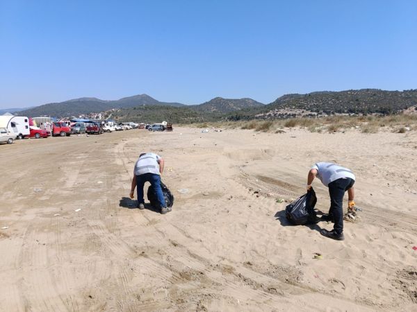 Bayram tatilinde Efes Selçuk Belediyesi'nden temizlik seferberliği