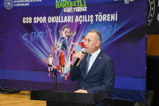 Balıkesir’de Sporun geleceği spor okulları ile başlıyor