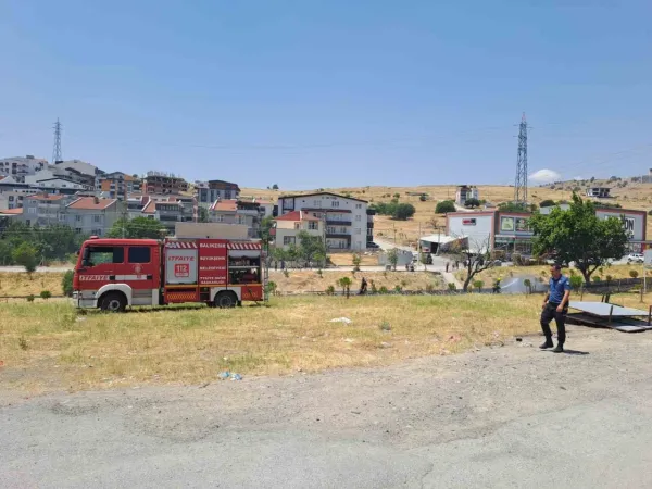 Balıkesir’de korkutan yangın