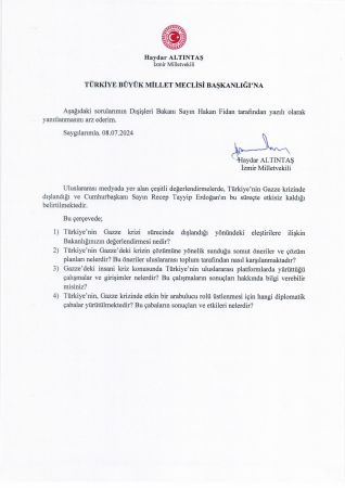 Demokrat Partili Altıntaş: 