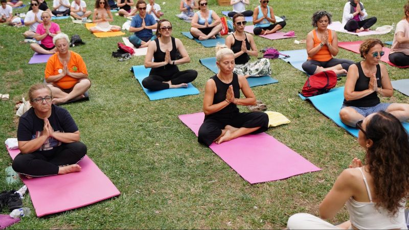 Beylikdüzü'nde sağlıklı yaşamın ve sporun önemine dikkat çektiler