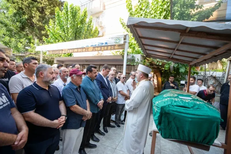 Başkan Tugay Öktemay’ı son yolculuğuna uğurladı