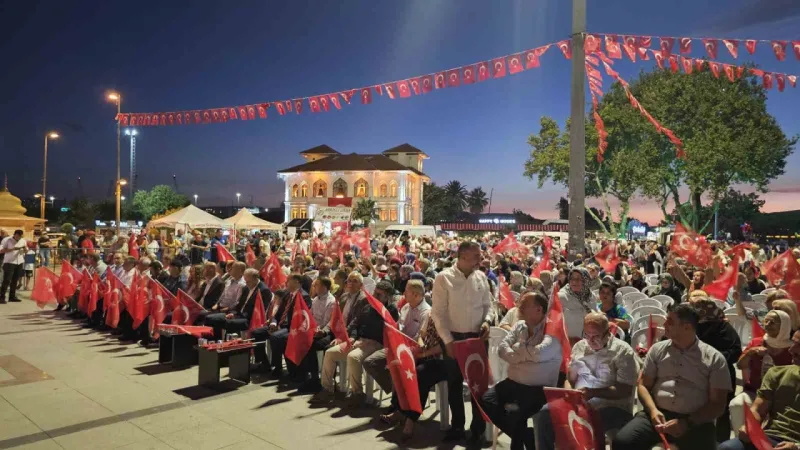 Bandırma’da coşkulu 15 Temmuz programı